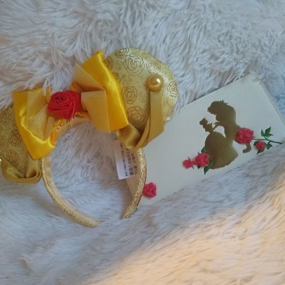 Loungefly Disney Beauty And The Beast Rose Bundle - image 7